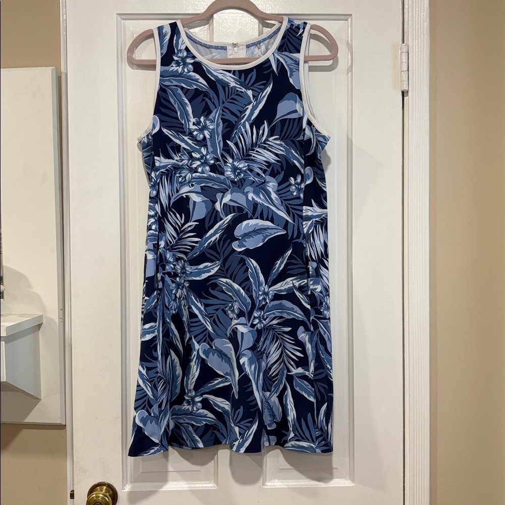 Tommy Bahama Aubrey Gulf Shore Island Zone Dress M - Picture 2 of 3